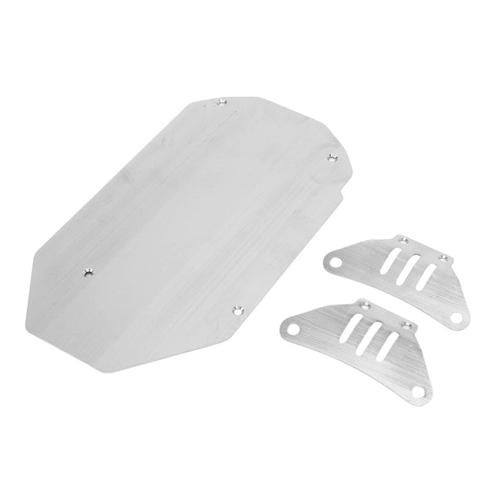 Sorandy Edelstahl Chassis Armor Set, 3 Stück RC Car Protector Guard Skid Plate für TT02 1/10 RC Car,