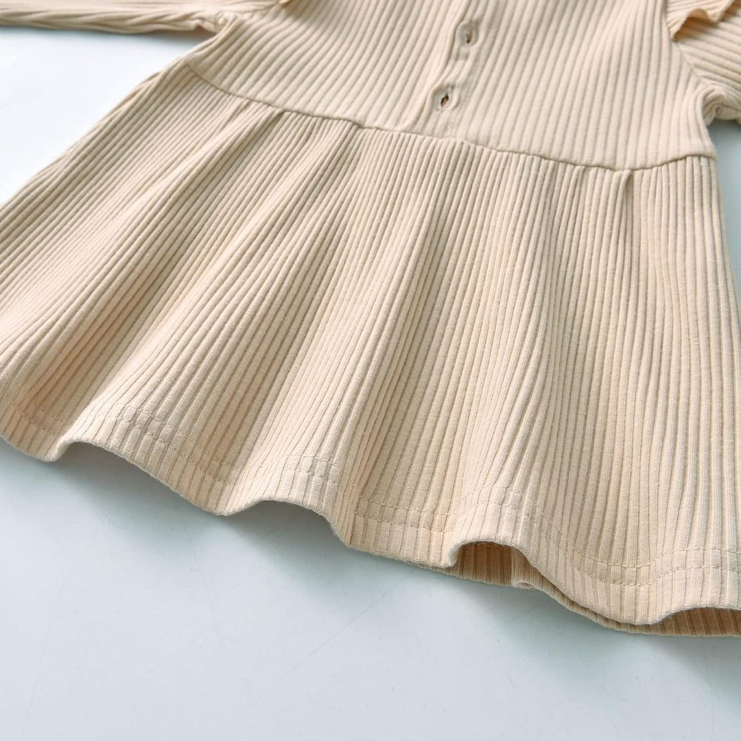 Derouetkia Baby Mädchen Kleidung Kleinkind Mädchen Rüschen Tops Langarm Hose mit Stirnband Outfit Se