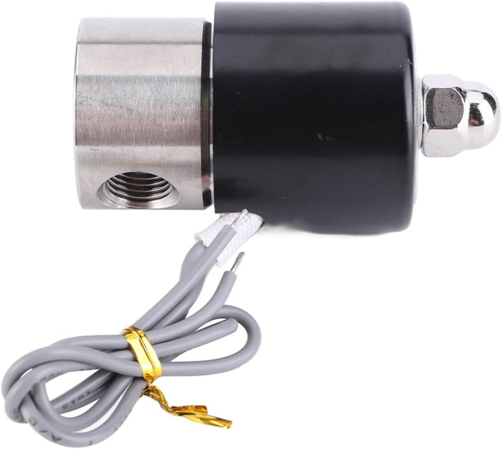 DC 12 V Elektrisches Magnetventil, G1/4 Zoll, elektrisch, normalerweise geschlossen, Luftventil aus