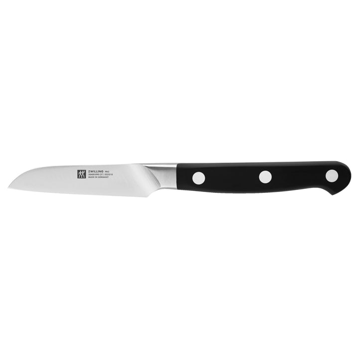 ZWILLING Pro Gemüsemesser, Klingenlänge: 10 cm, Rostfreier Spezialstahl, Kunststoffgriff, Schwarz