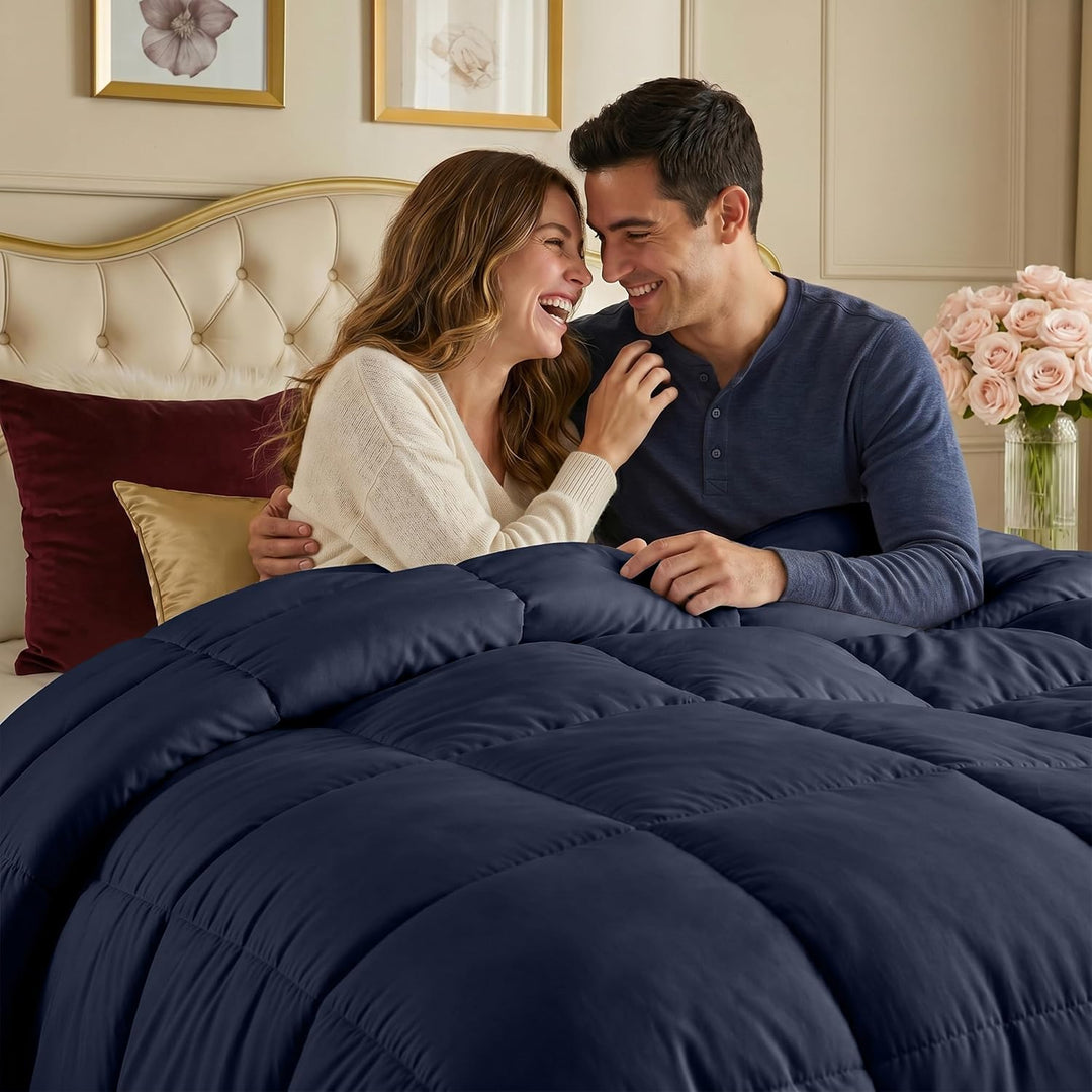 Utopia Bedding All Season 250 GSM Comforter - Soft Down Alternative Comforter - Plush Siliconized Fi