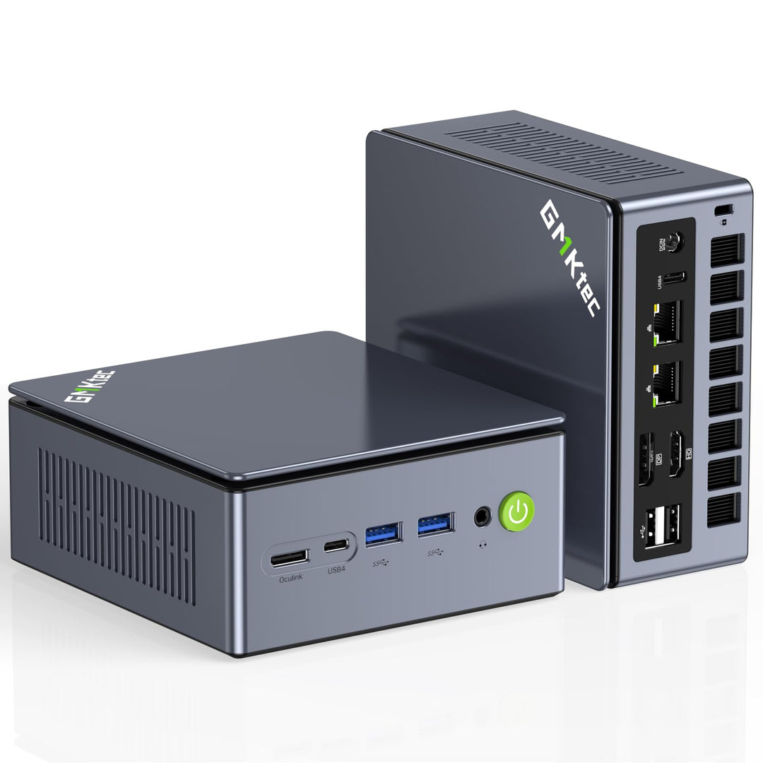 GMKtec M7 Pro AMD Ryzen 9 6950H (8C/16T) Gaming-Mini-PC Dual-LAN 2,5 Gbit/s Desktop-Computer, 32 GB