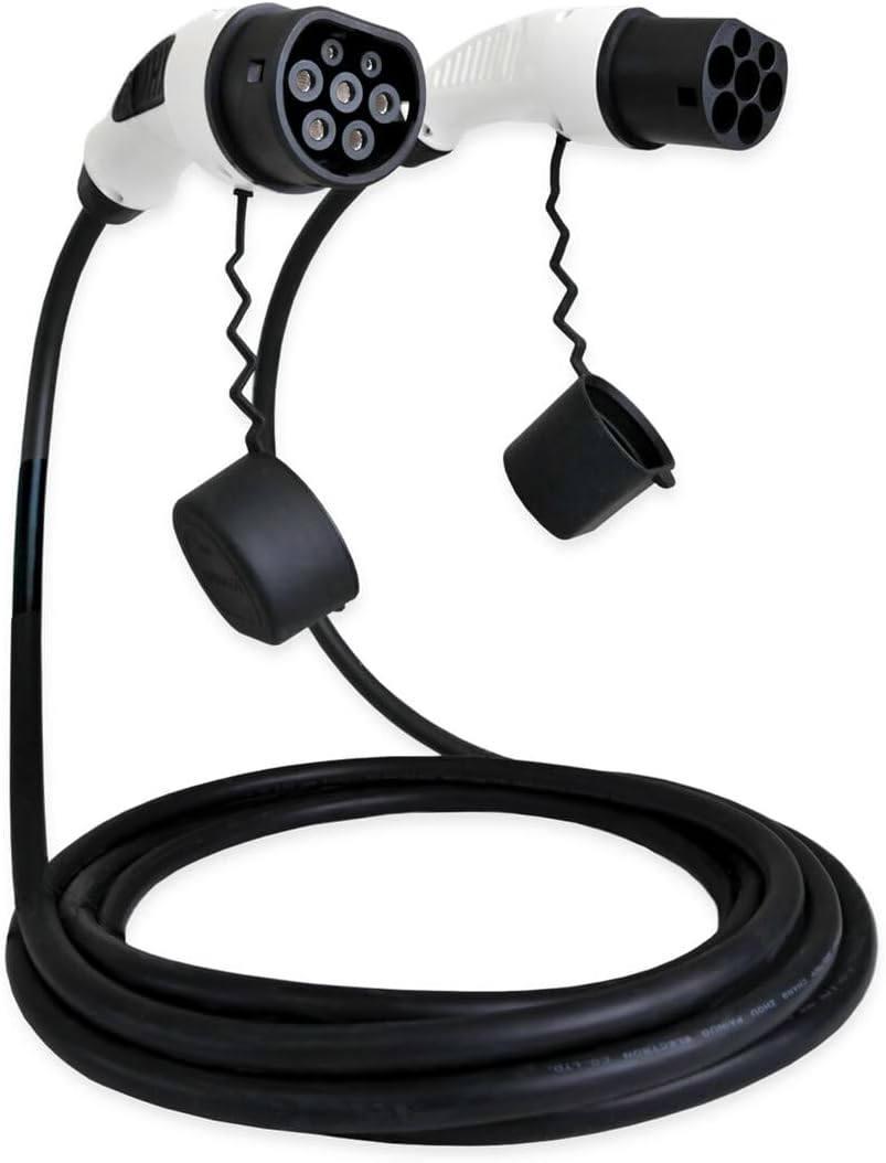 Duosida ladekabel T2 / T1 für Elektroautos & PHEV | 16-32 A | 1-3phasig | 3,7/11 / 22 kW | 5-8 Meter