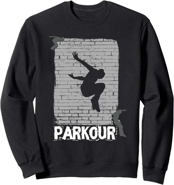 Parkour Motiv Für Freerunning Fans Sweatshirt