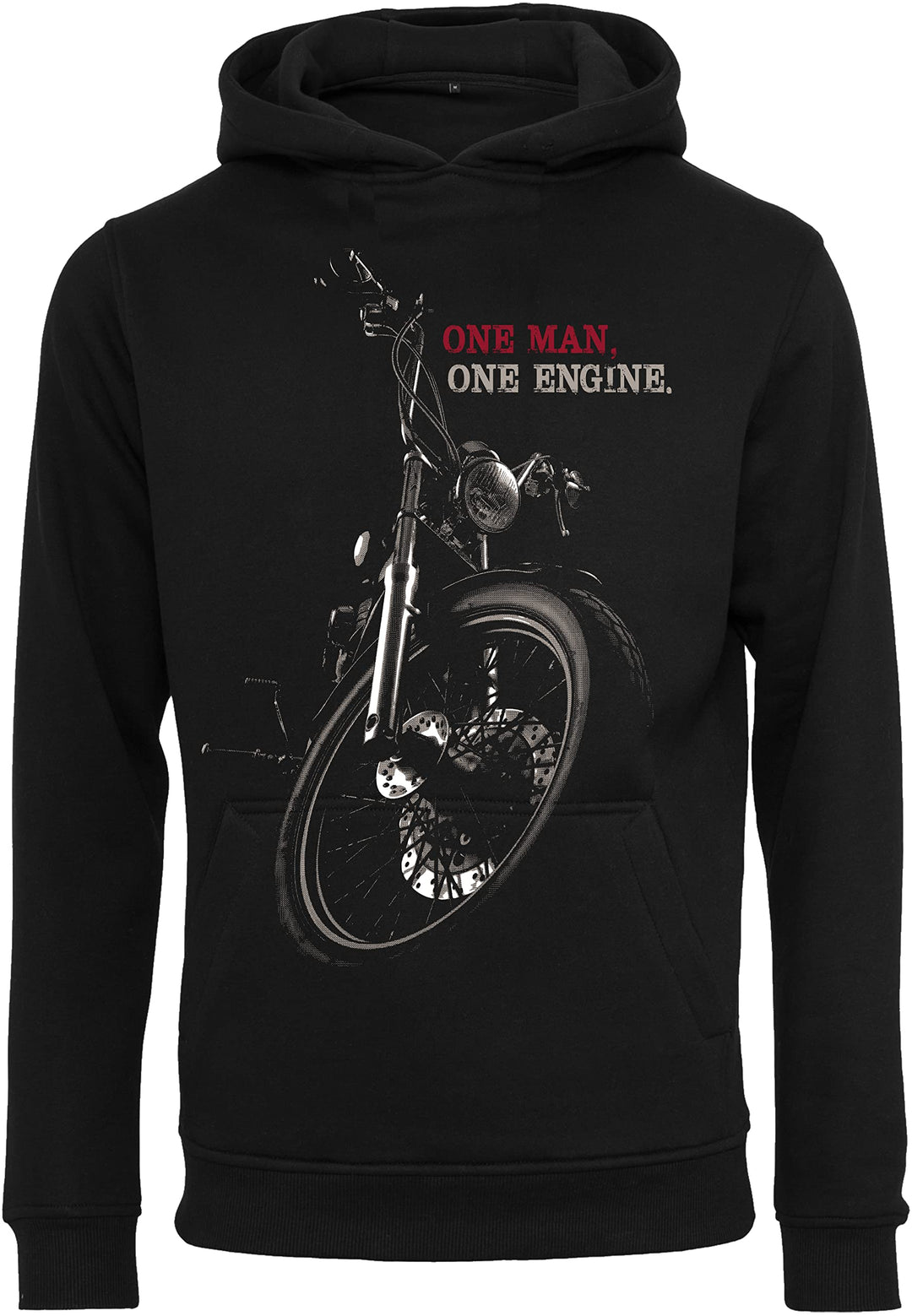 Baddery Biker Hoodie Herren - Pullover Männer - Geschenk Motorradfahrer - Motorrad Bekleidung Set Zu