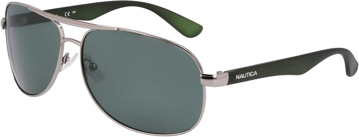 NAUTICA Herren Sonnenbrille Einheitsgrösse Gunmetal, Einheitsgrösse Gunmetal