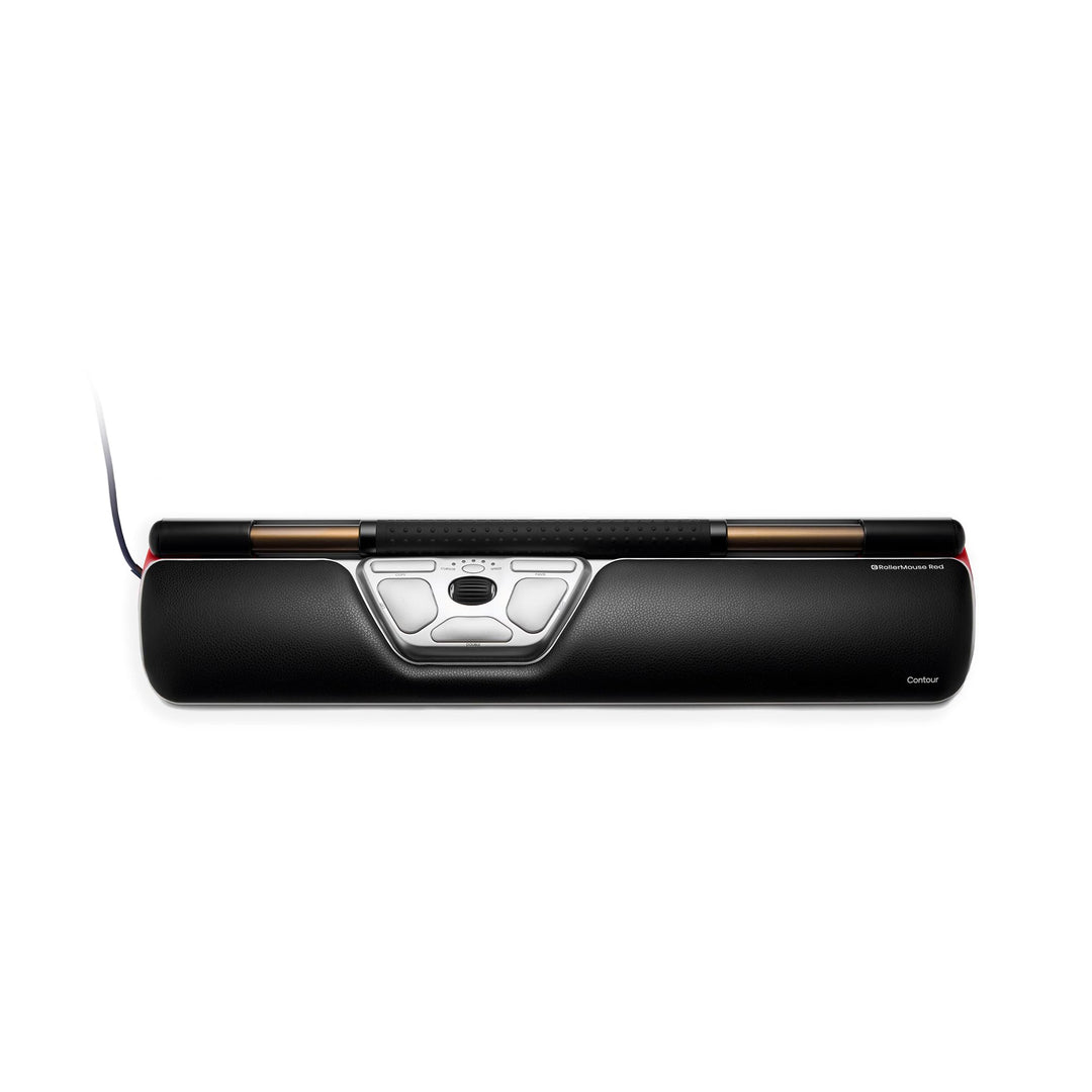 Contour RollerMouse Red Ergonomische Maus erweiterter Handgelenkstütze Memory Schaum, Ideal für RSI