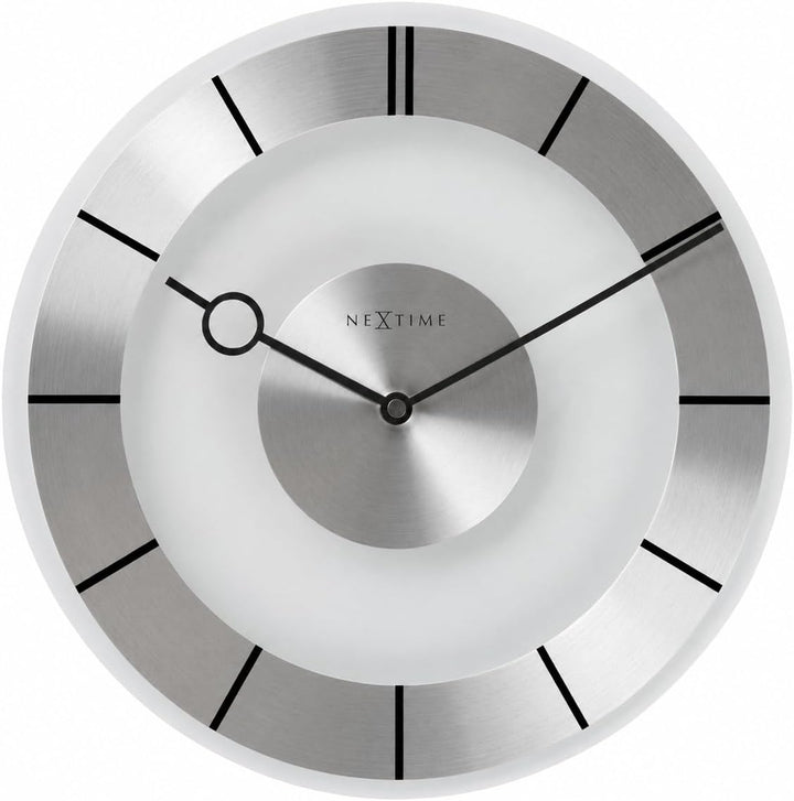 Nextime 2790GO1 Wanduhren, Metall und Kunststoff, Goldfarben, Ø 31 cm