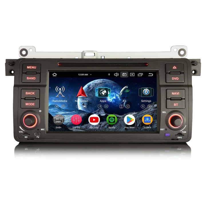 Erisin 7 Zoll 8-Kern 4GB+64GB Android 14 Autoradio Bluetooth GPS Navigation für BMW 3er E46 M3 Rover