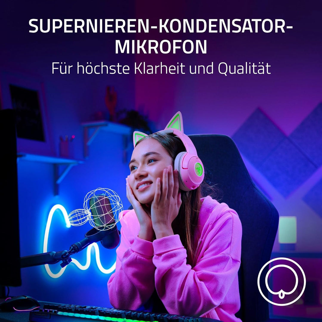 Razer Seiren V3 Chroma - RGB-USB-Mikrofon mit Tap-to-Mute (Reaktive Beleuchtung, Supernieren-Kondens