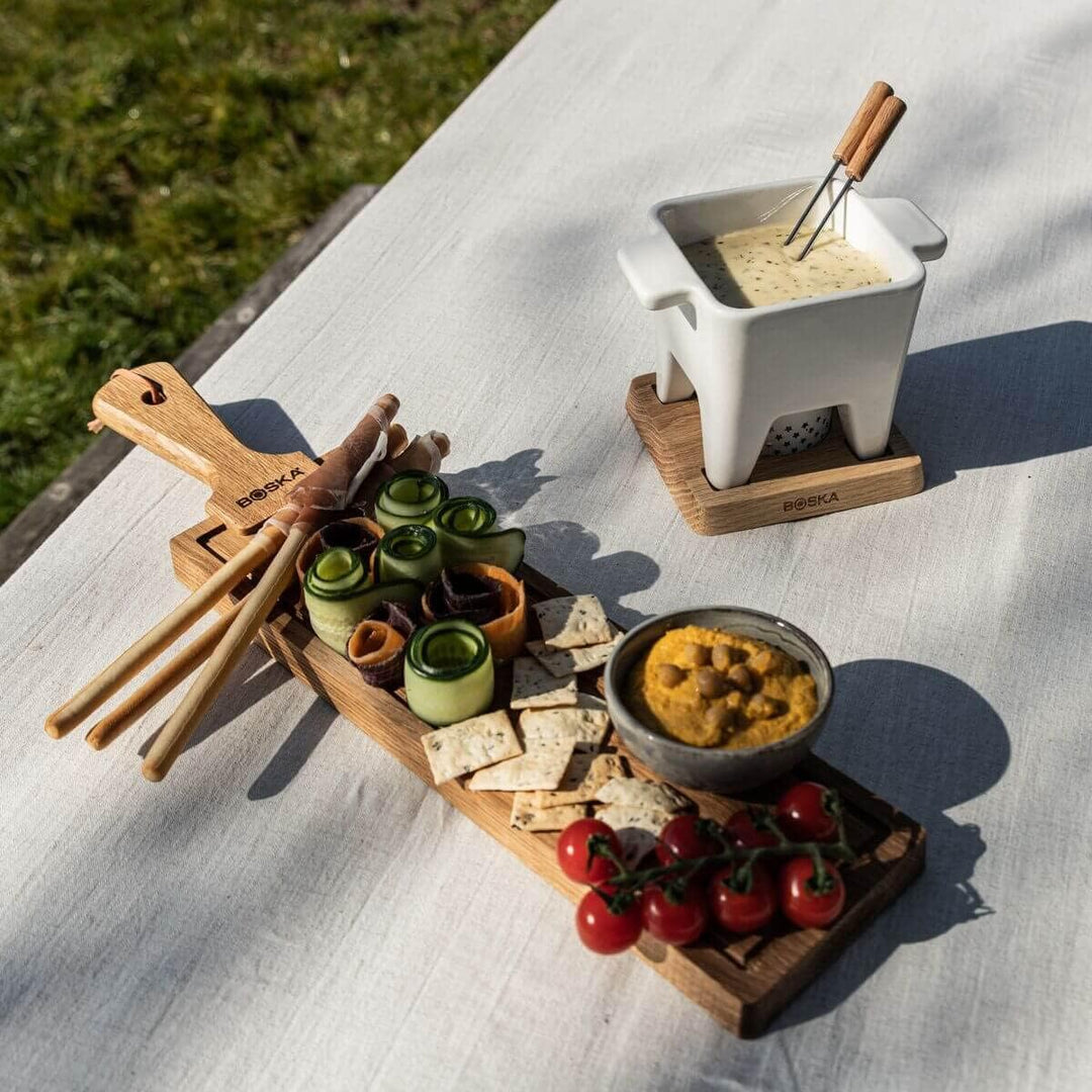 Boska Servierbrett Friends M, Käsebrett Eiche, 530x120x20 mm 55L x 5B cm, 55L x 5B cm