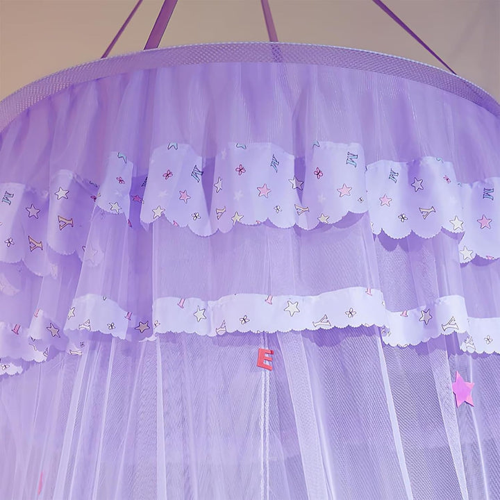 Betthimmel Mädchen Moskitonetz Bett Kinder Gross Mosquito Netz Bett Himmel für Babybett Hängendes Mü