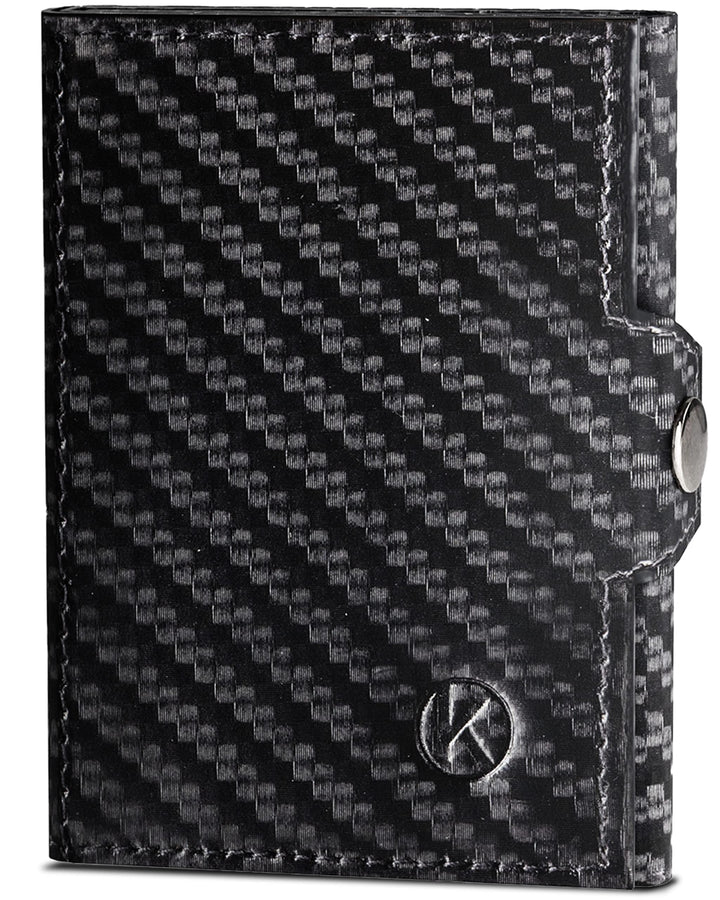 KORUTA® Slim Wallet mit Münzfach &amp; RFID Schutz - Kartenetui - Mini Geldbörse für Herren &amp; Damen - Kr