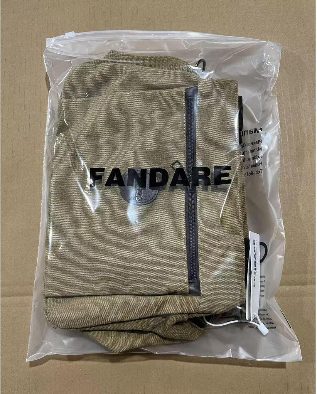 FANDARE Retro Handtaschen Leinwand Schultertasche Damen Umhängetasche Frauen Crossbody Messenger Bag