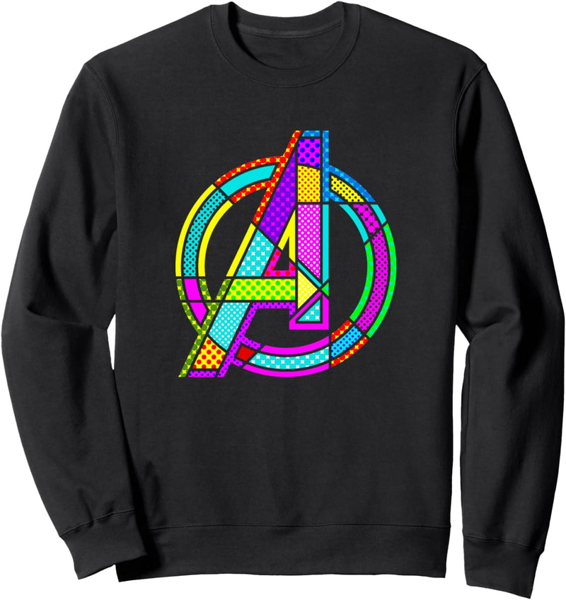 Marvel Avengers Comic Pop Art Logo Sweatshirt