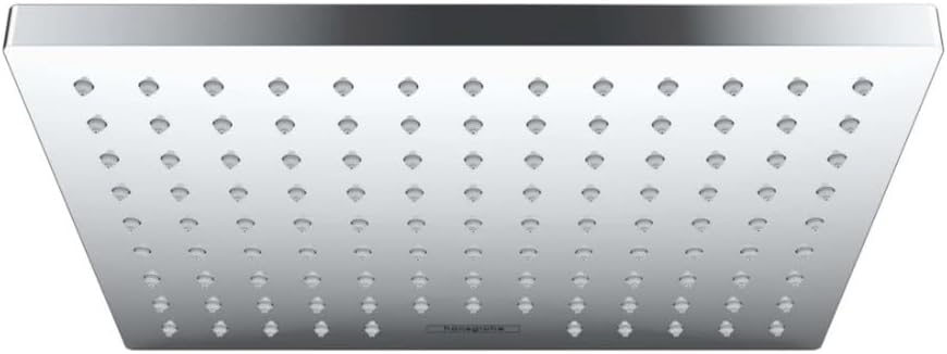 hansgrohe Vernis Shape - Kopfbrause, eckige Duschbrause (230 x 170 mm), Regendusche mit 1 Strahlart