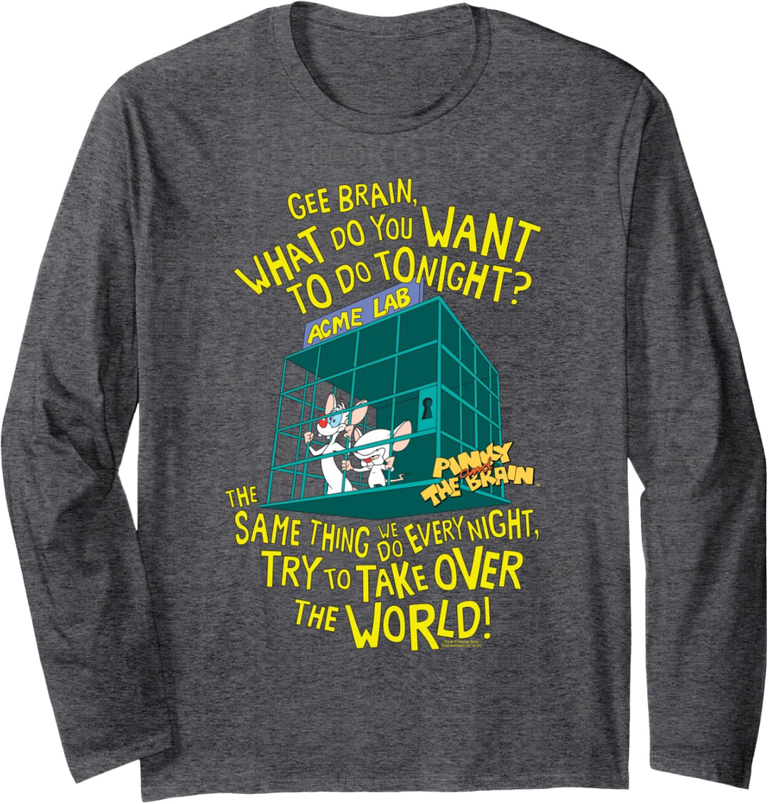 Pinky and the Brain The World Langarmshirt