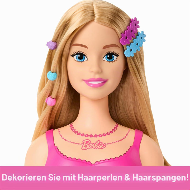 Barbie Deluxe Styling-Kopf blond HMD88 | Mattel | Frisierkopf