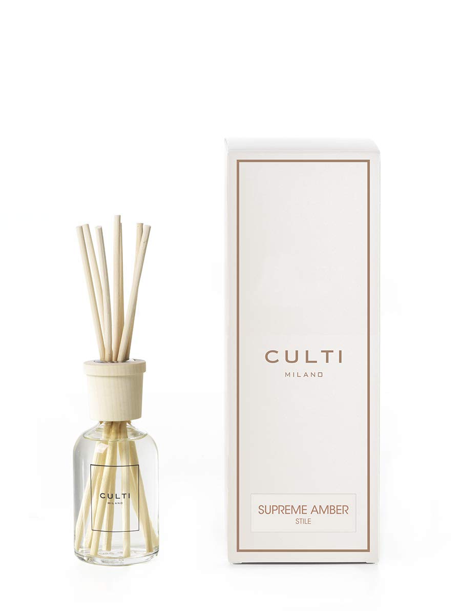 Culti Milano Stile Diffuser Supreme Amber mit einem Volumen von 100 ml und der Duftnote Weihrauch un