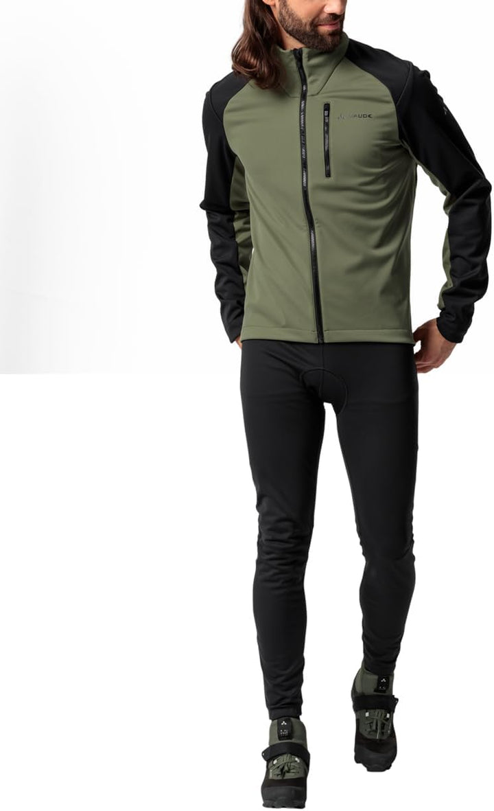VAUDE Men's Posta Softshell Jacket VI - Softshelljacke Herren - Radjacke S cedar wood, S cedar wood