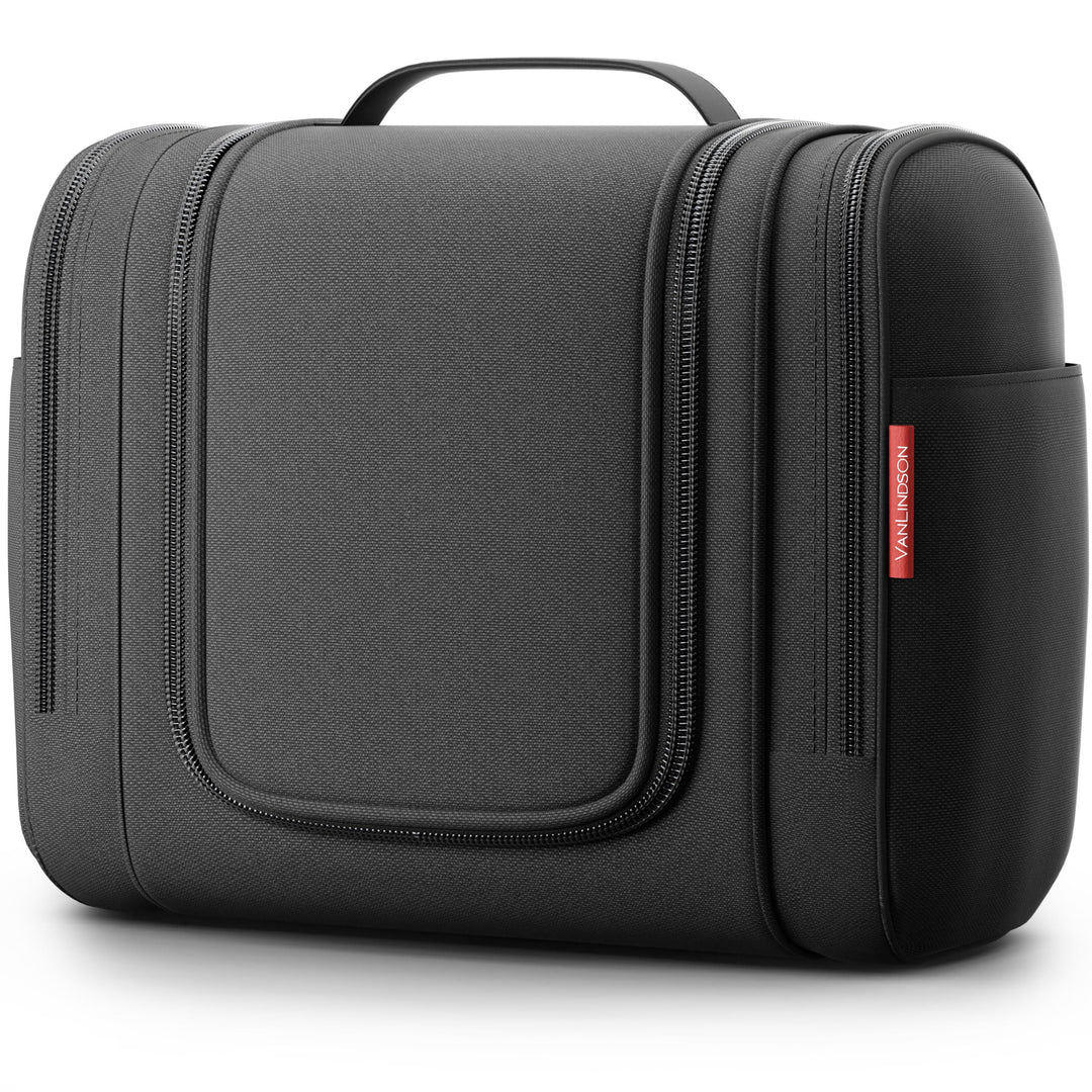 VanLindson Kulturbeutel XXL, 9 Liter Stauraum, 3-in-1 Kulturtasche zum Aufhängen für Damen, Herren u