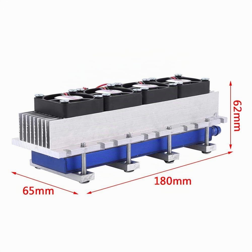 12V 4 Chip TEC1 12706 Thermoelektrischer Kühler Kit, Halbleiter-Kühlblech für DIY Kühlanlagen