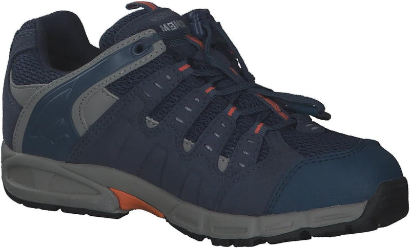 Meindl Herren Nebraska Trekking-& Wanderhalbschuhe 38 EU Navy Orange, 38 EU Navy Orange