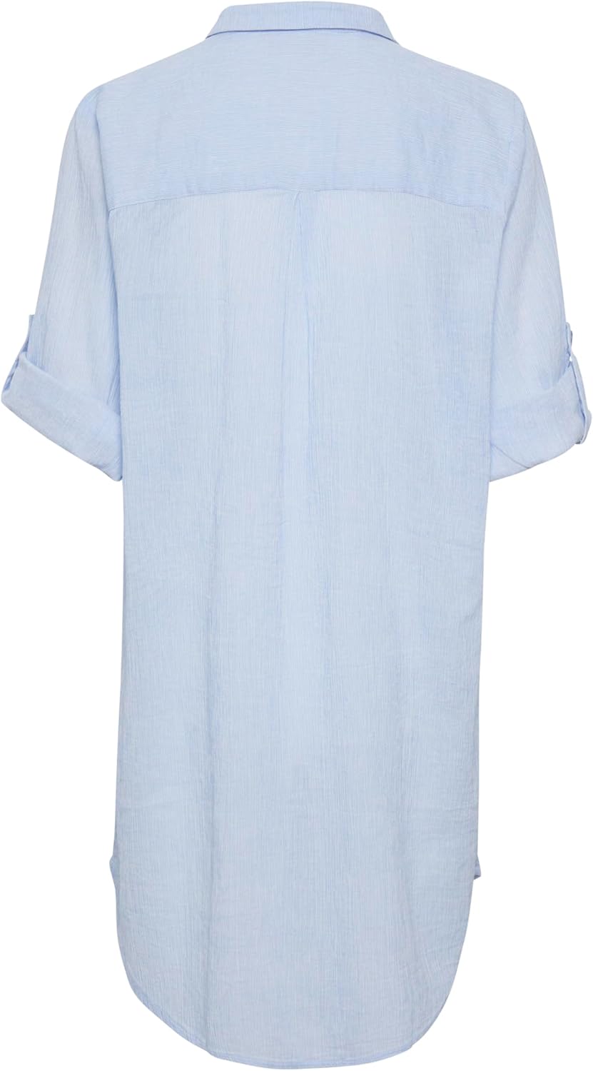 KAFFE Langarm - Hemd KAvivian, Chambray Blue