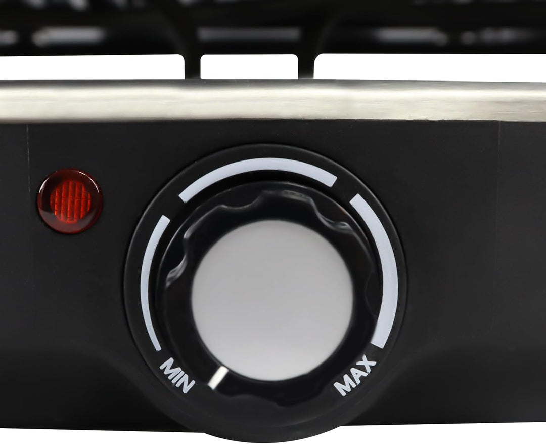 YUENFONG Raclette Grill Raclette für 8 Personen, Elektrogrill Grillplatte Tischgrill mit 8 Pfännchen