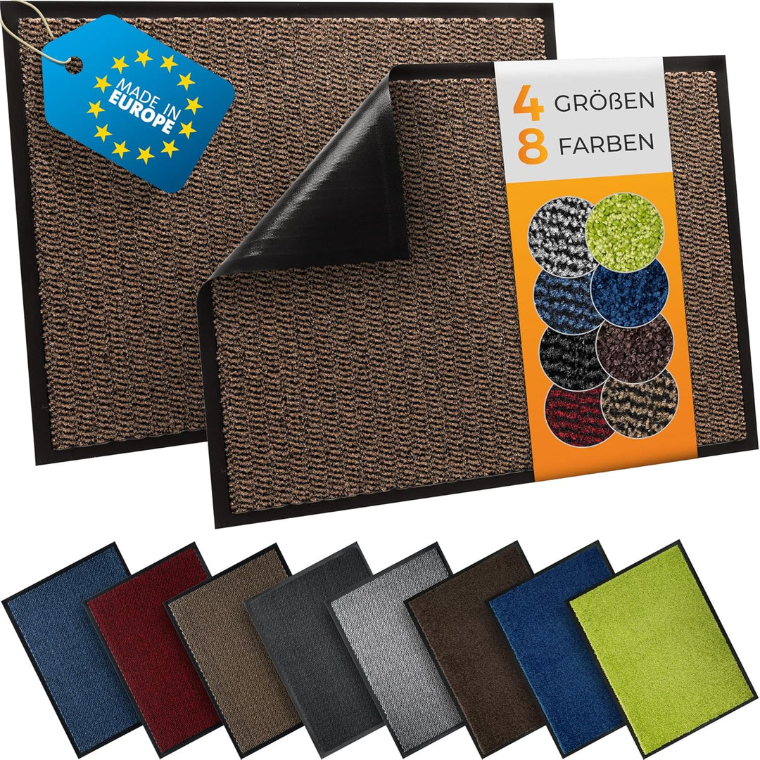 TIMELEOS Fussmatte Schmutzfangmatte mit äusserst starker Schmutz und Feuchtigkeitsaufnahme Eingangst