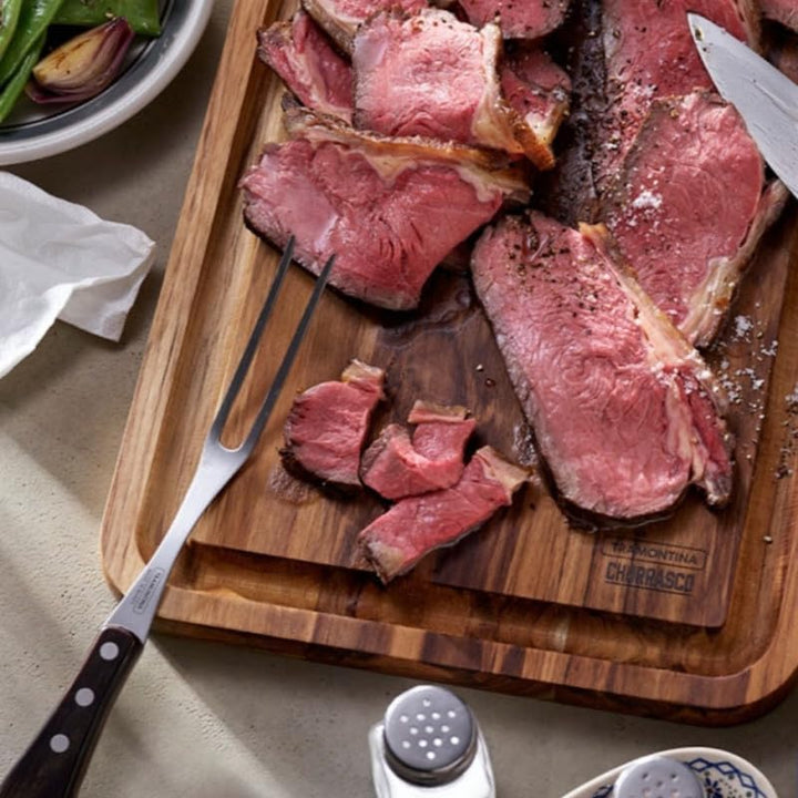 Tramontina Schneidebrett aus Teakholz, 40 x 24 cm, 40