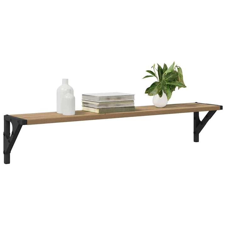 vidaXL Wandregale 2 pcs Artisan-Eiche 80 x 15 x 15,5 cm Holzwerkstoff, Stylische Wohnzimmerregale, l