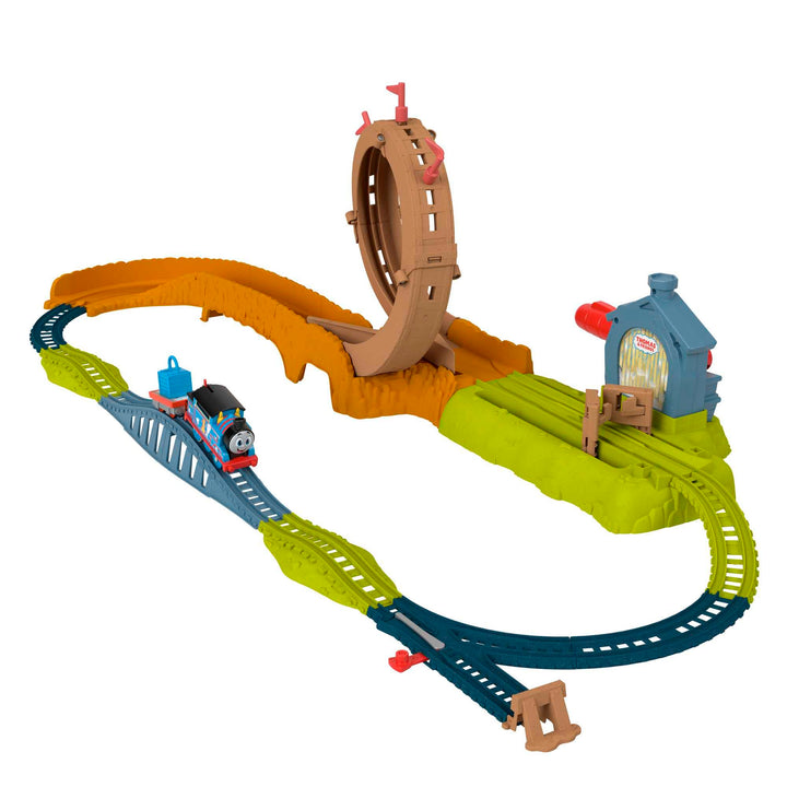Thomas &amp; Friends Price HMB93 - Thomas &amp; Friends Looping-Betriebshof, batteriebetriebenes Lok- und Sc