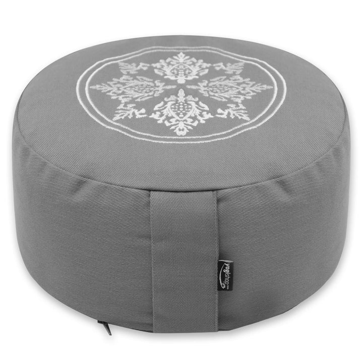 Yogishop Meditationskissen Rund - Organic Cotton - Ø 30Cm X 15Cm Cool Grey, Cool Grey