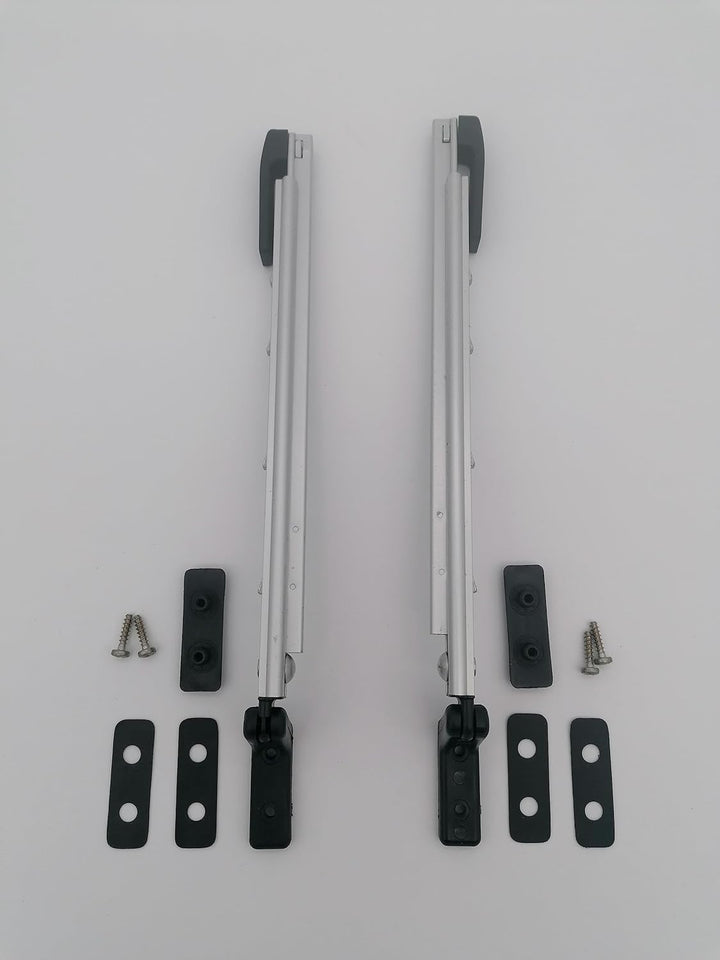 CR-MOESANCO® Kompass-Set rechts + Links für Wohnwagen, Arm für Wohnmobil-Fensterstütze, Hebestütze o