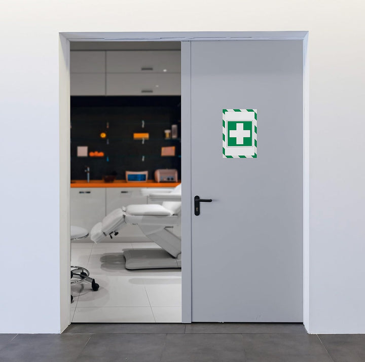 Durable Info-Rahmen Duraframe Magnetic Security (A4, Magnetrahmen für metallische Oberflächen) 5 Stü