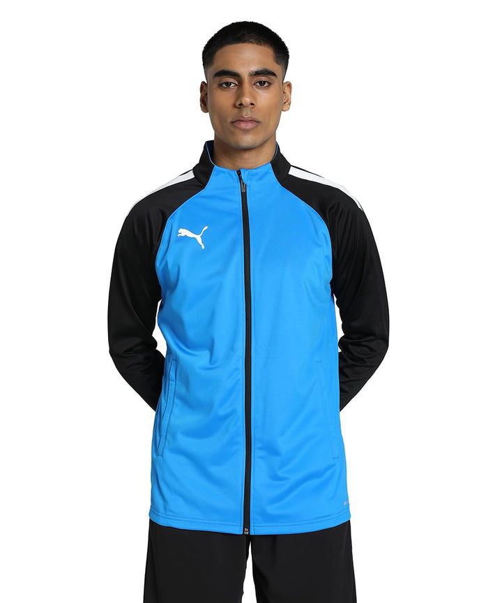 PUMA teamLIGA Trainingsjacke XXL Electric Blue Lemonade-puma Black, XXL Electric Blue Lemonade-puma
