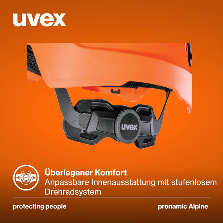uvex pronamic alpine Schutzhelm mit MIPS-Sicherheitssystem - Schutz und Dynamik - Damen/Herren Orang