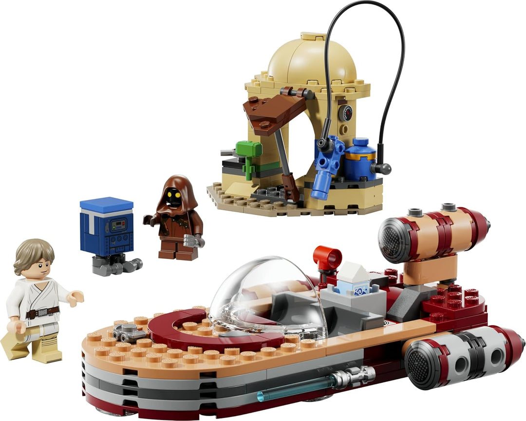 LEGO Star Wars 75420 SMART Play: Lukes Landspeeder - Kompatibles Interaktives Spielzeug inkl. SMART