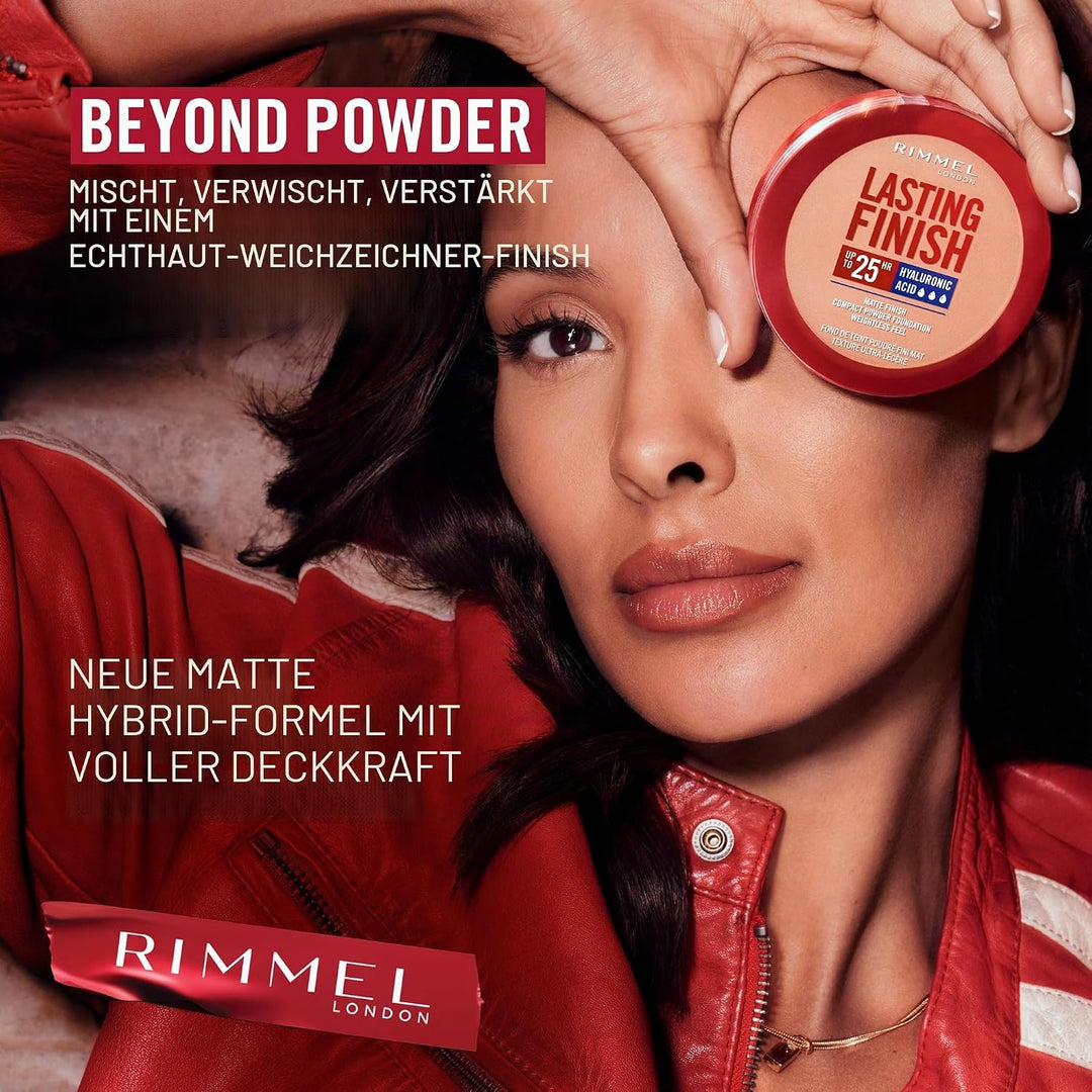 Rimmel Lasting Finish Compact Powder Foundation - 002 Pearl 002 Pearl 7 g (Confezione da 1), 002 Pea