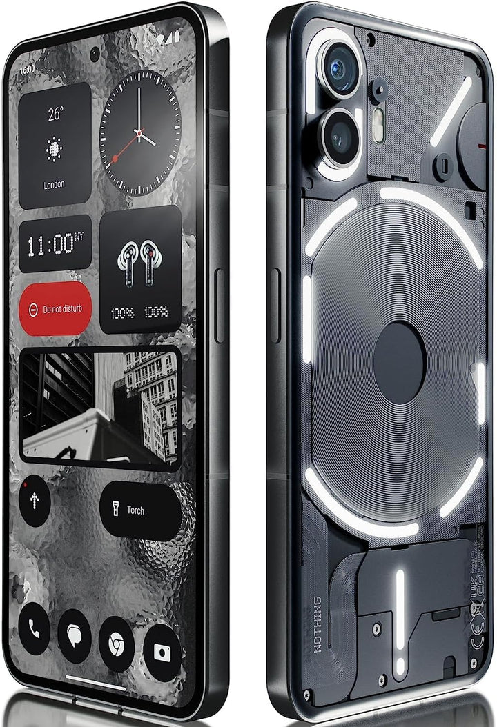 Nothing Phone (2) – 512 GB + 12 GB RAM, Glyph Interface, Nothing OS 2.0, 50-MP-Dual-Kamera, OIS, 6,7