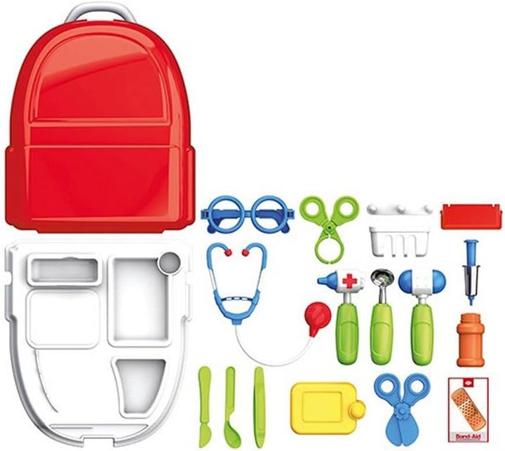 Toi Toys Arztset im Rucksack 16-teilig