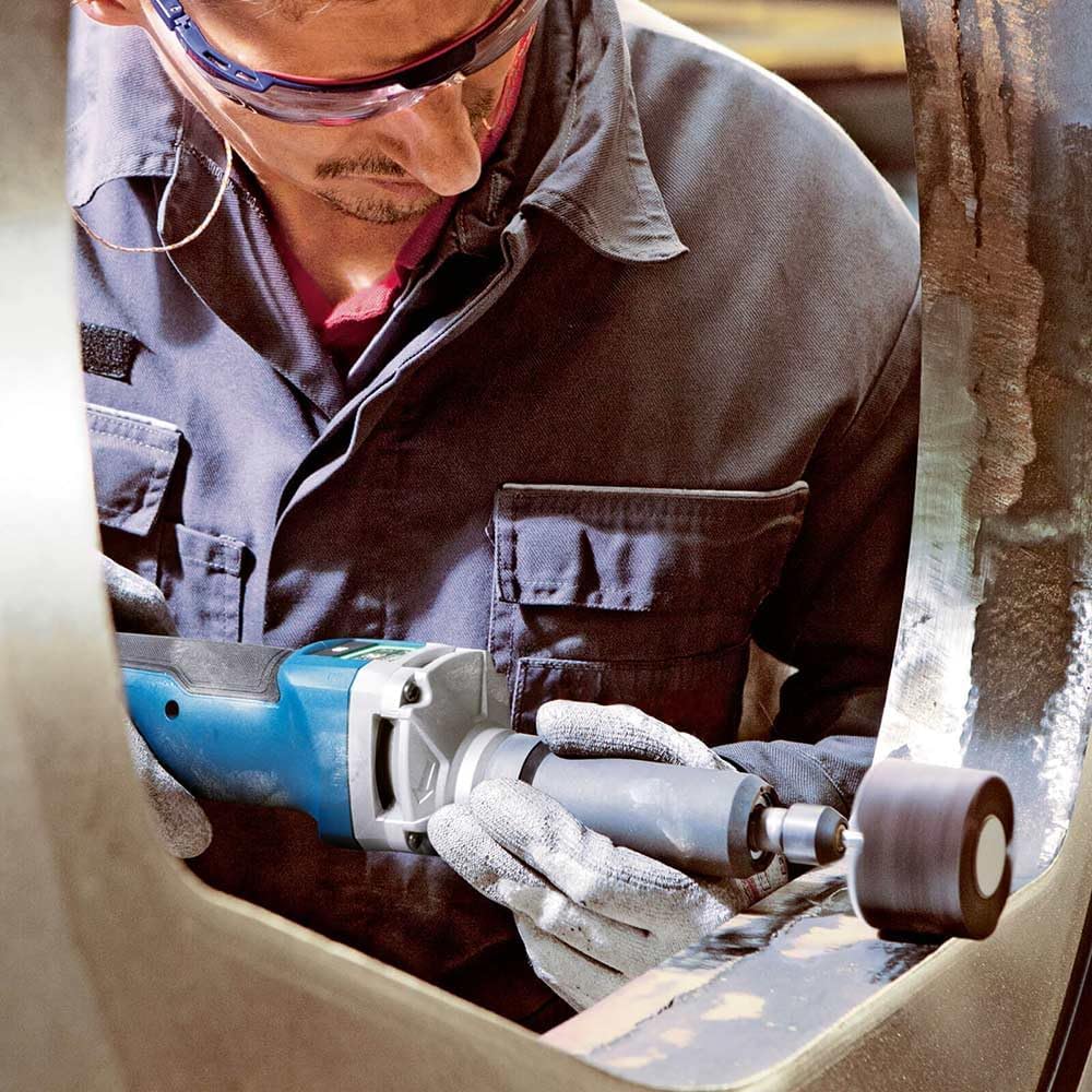 Bosch Professional 18V System Akku Geradschleifer GGS 18V-10 SLC (ohne Akkus und Ladegerät, in L-BOX
