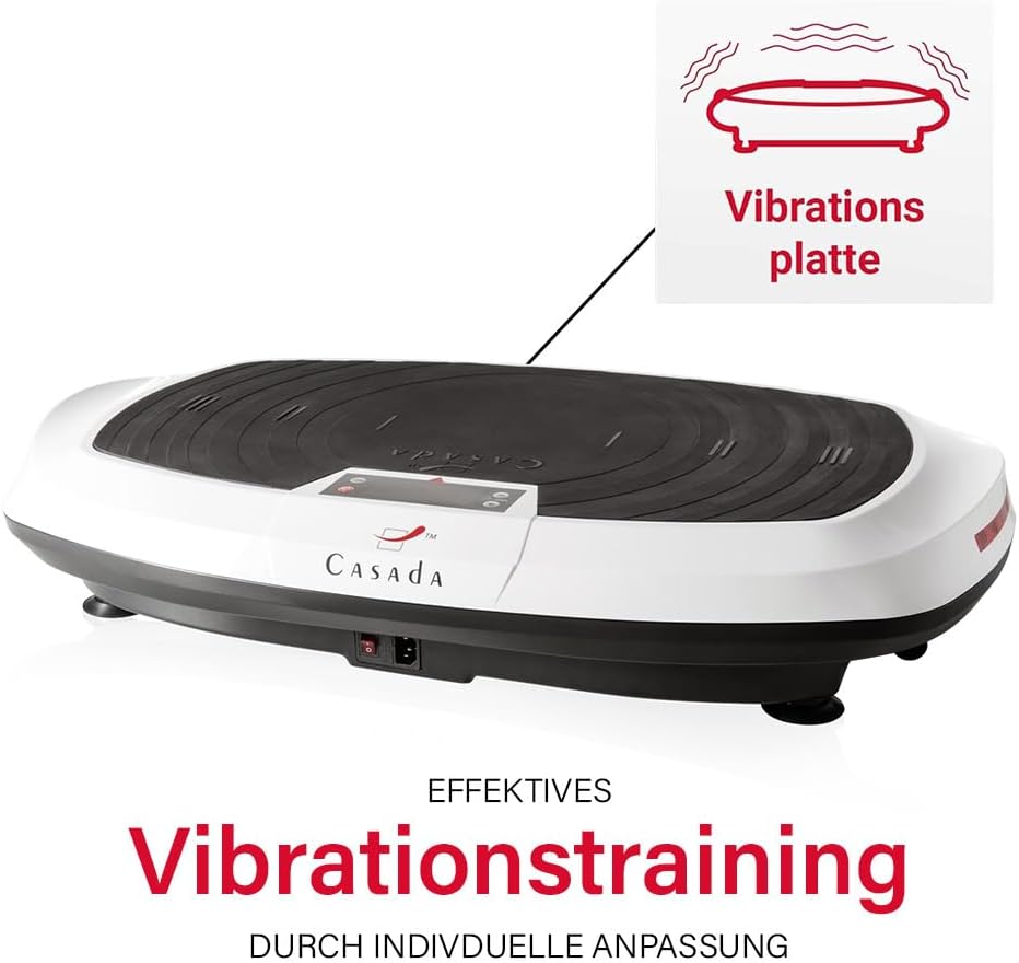 Casada PowerBoard 2.1 – Seitenalternierende Vibrationsplatte für Ganzkörpertraining, Muskelaufbau, G