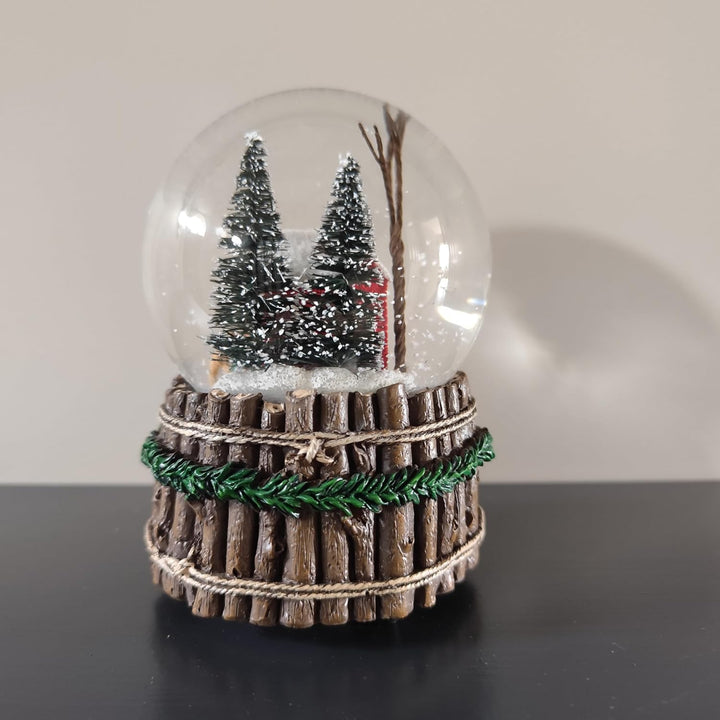Heaven Sends Schneekugel mit Weihnachtsmusik mit Hirsch