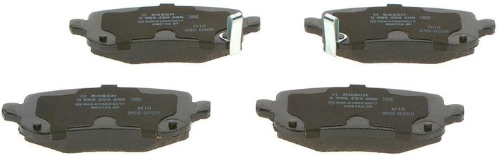 Bosch BP1415 Bremsbeläge - Hinterachse - ECE-R90 Zertifizierung - vier Bremsbeläge pro Set