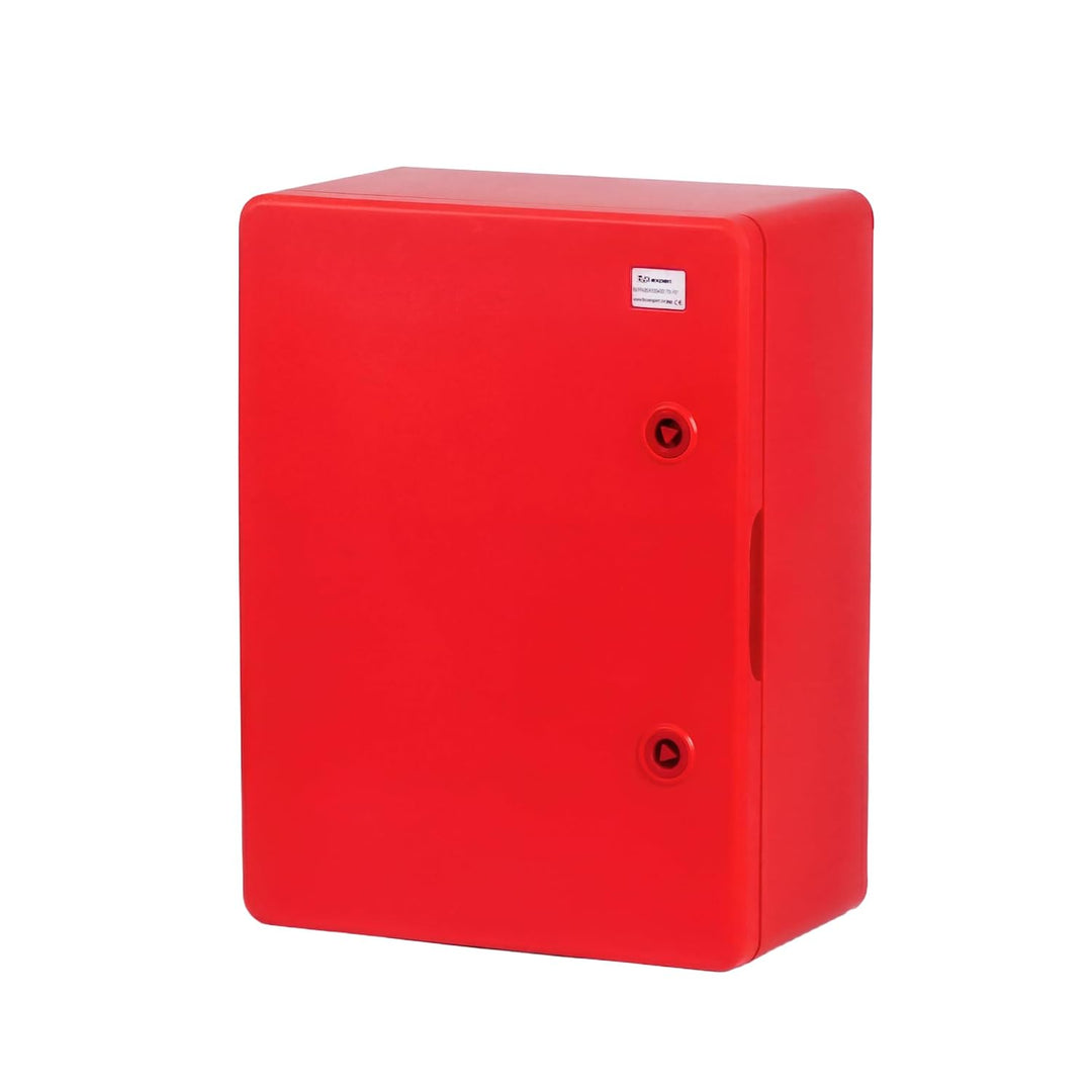 BOXEXPERT® Verteilerkasten aussen wasserdicht [ABS Kunststoff IP65 Gehäuse] rot (Serie Fleet) 400x30