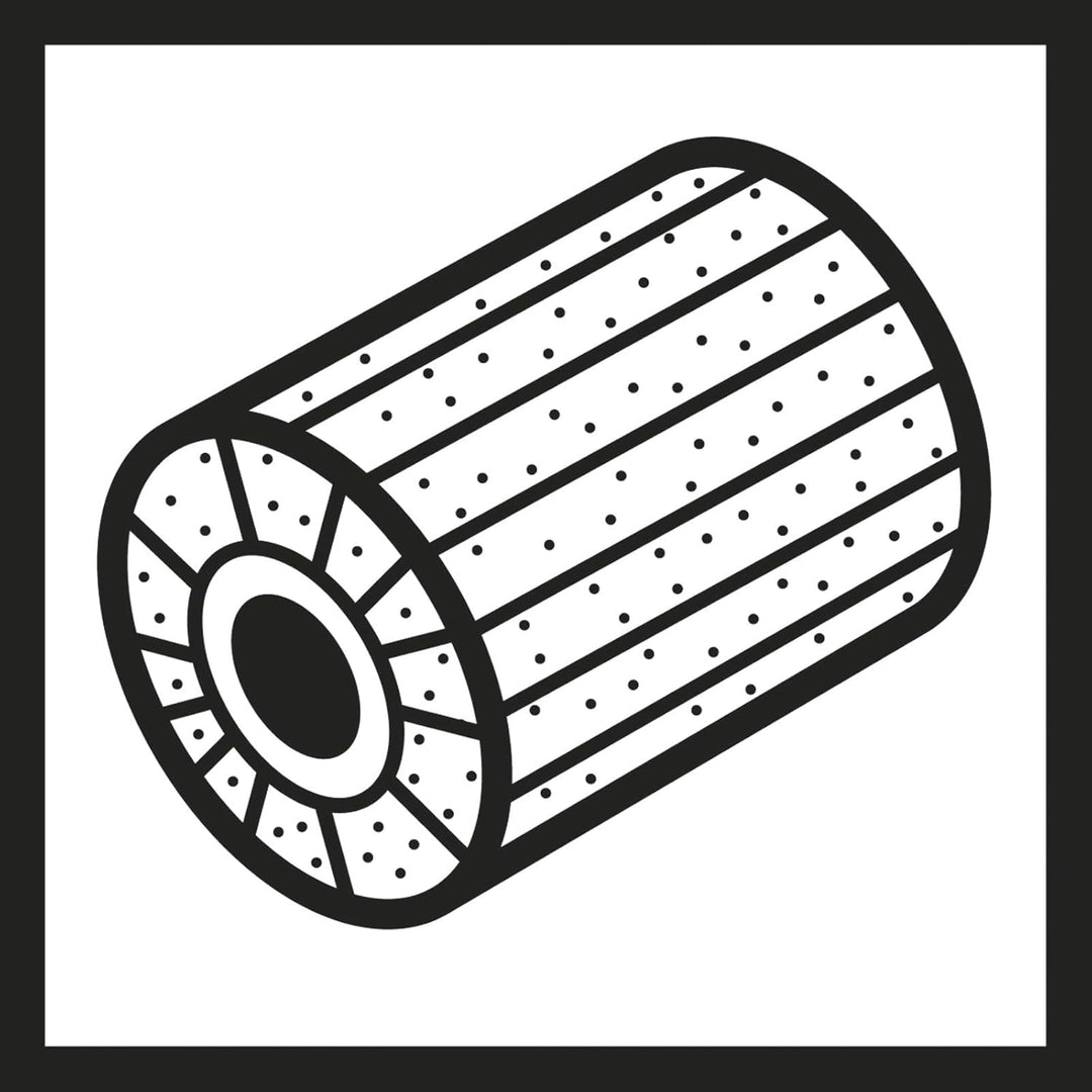 Bosch Accessories Bosch Vliesschleifwalze für Satinierer 19 mm sehr fein 100 mm