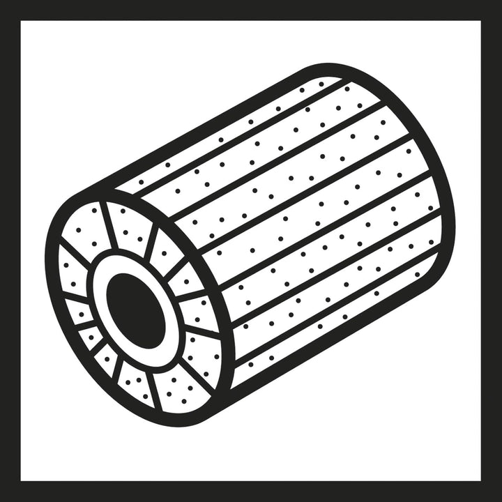 Bosch Accessories Bosch Vliesschleifwalze für Satinierer 19 mm sehr fein 100 mm