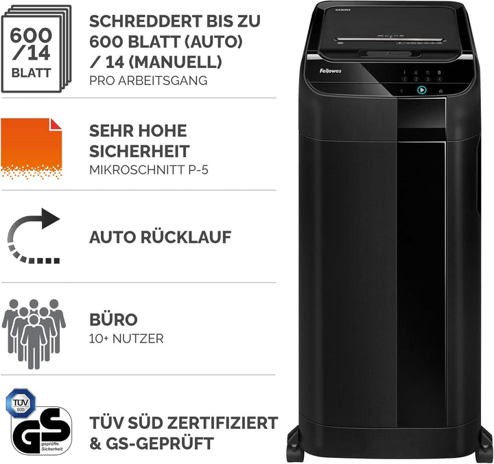 Fellowes Automatischer Entstörer Automax 600 m Mikro-Partikel 230 V EU/UK